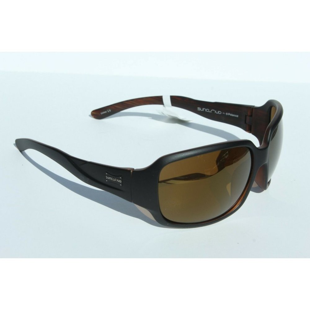 SUNCLOUD Laurel POLARIZED Womens Sunglasses Black/Sienna Mirror NEW - Picture 7 of 7